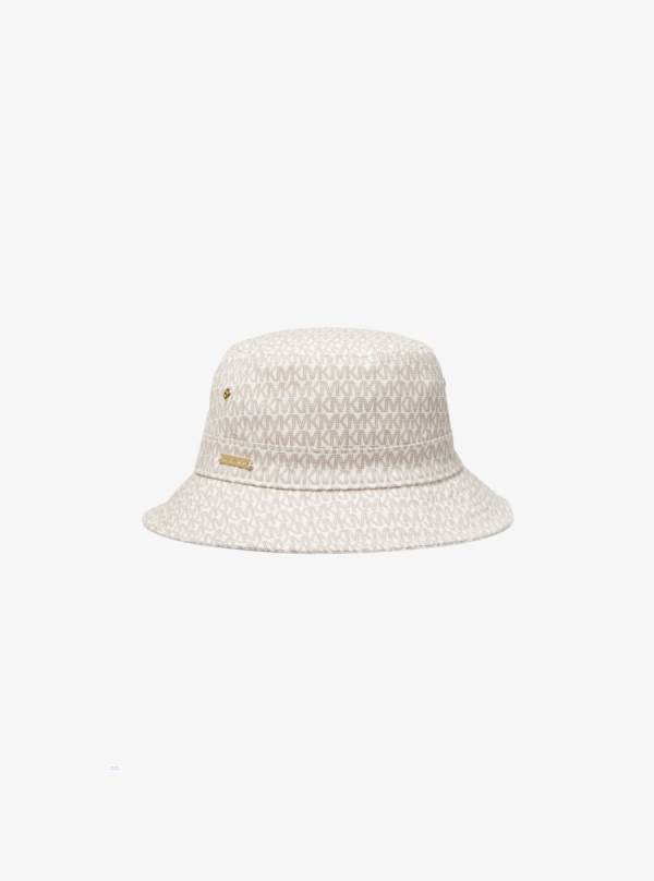 Damske Klobuky Michael Kors Logo Print Organic Cotton Blend Bucket Leopardie - Doplnky Michael Kors Nejlevnejsi | IQENC-5713